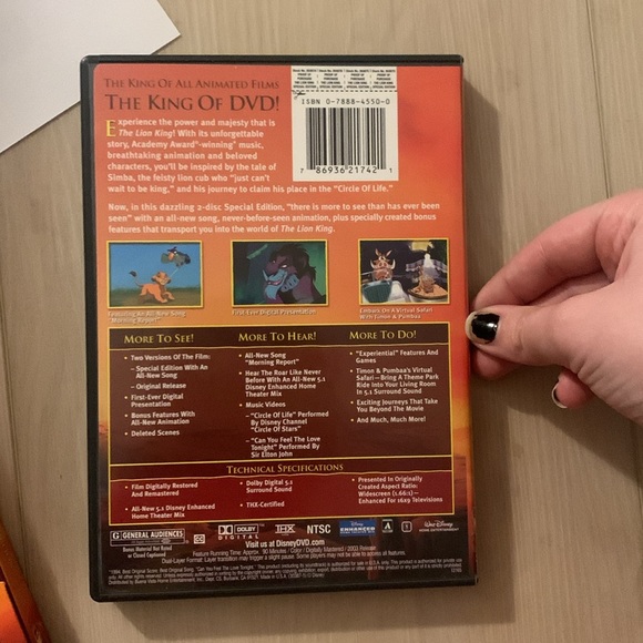 The lion king platinum edition DVD - Picture 7 of 7